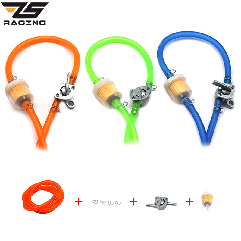 Plastic Pipe Clip - ZS Racing Universal 6mm รถจักรยานยนต์น้ํามันเชื้อเพลิง TAP