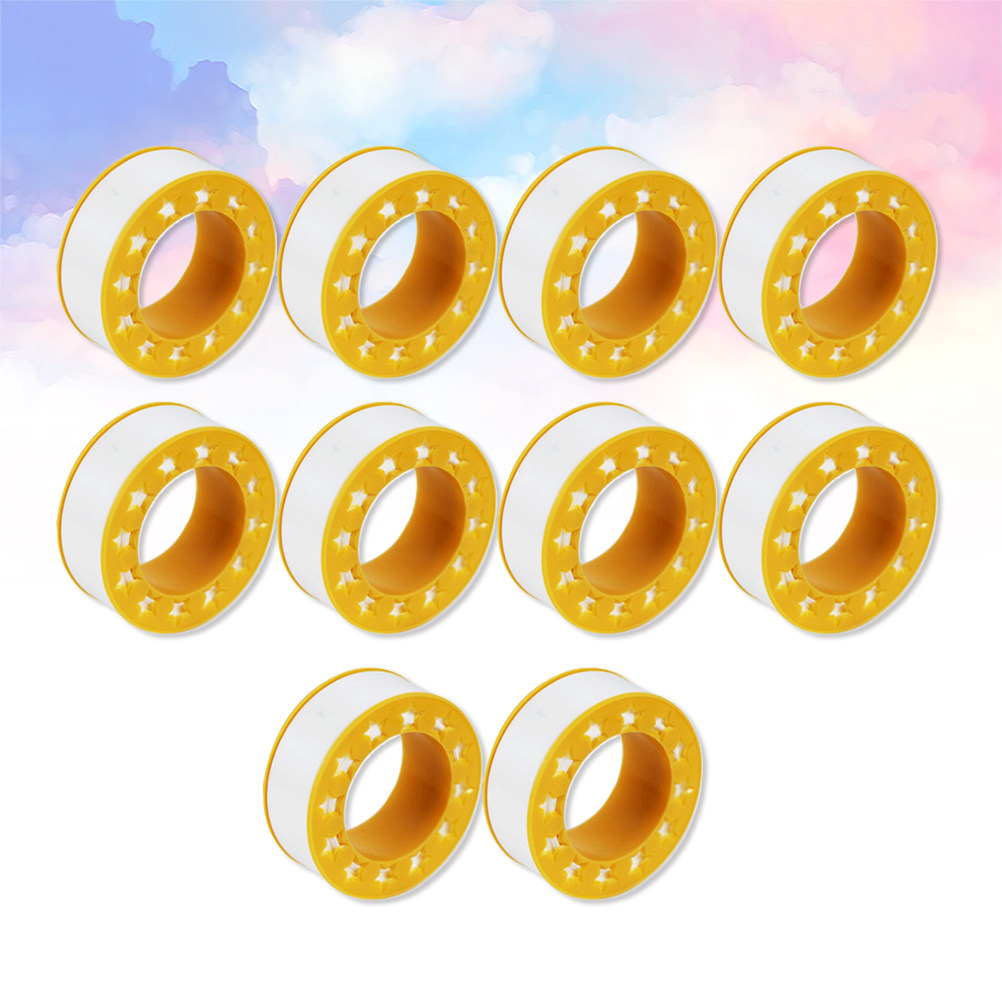 Ptfe Tape Thread - เทปซีลกันน้ำ PTFE คุณภาพสูงแบบหนา 10 ม้วน สำหรับซีลเกลียวท่อ