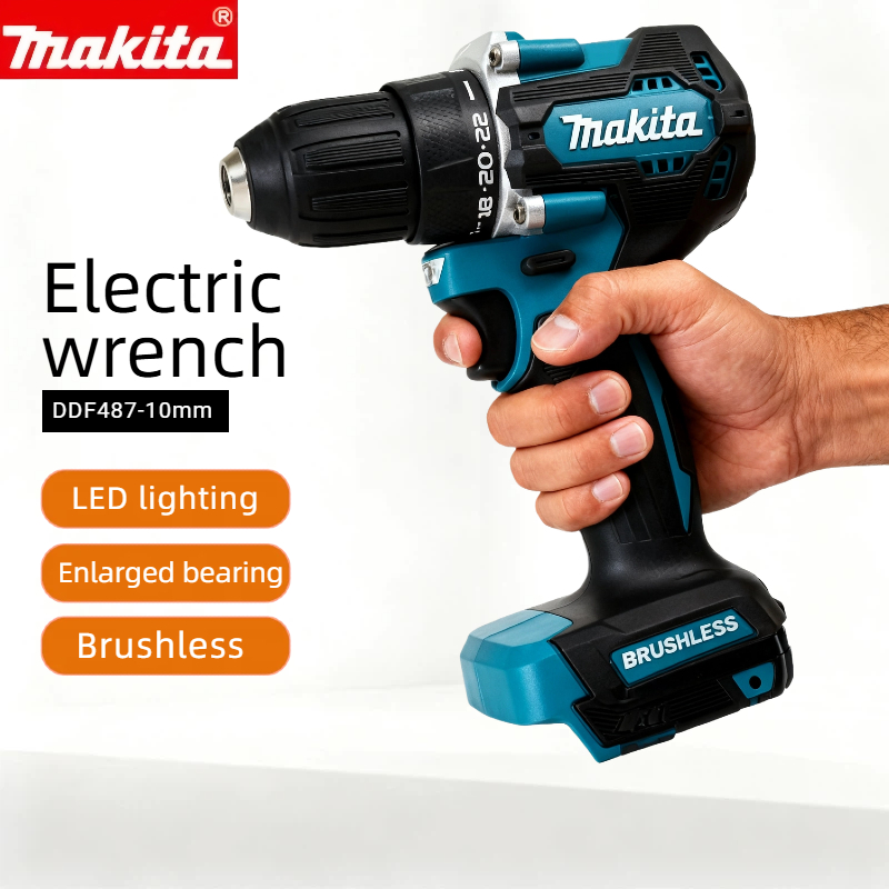 Makita Drill Ddf484 - สว่านกระแทกไร้สาย Makita 18V รุ่น DDF487: ไขควงไร้แปรงถ่านขนาด