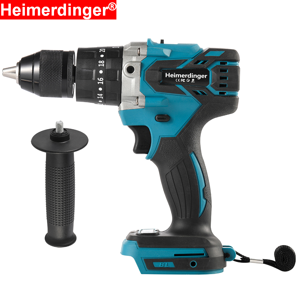 Makita Drill Ddf484 - สว่านไร้สายแบบไม่มีแปรง, สว่านไฟฟ้าแรงบิด 120Nm สําหรับแบตเตอรี่ Makita, สว่านไดร์เวอร์