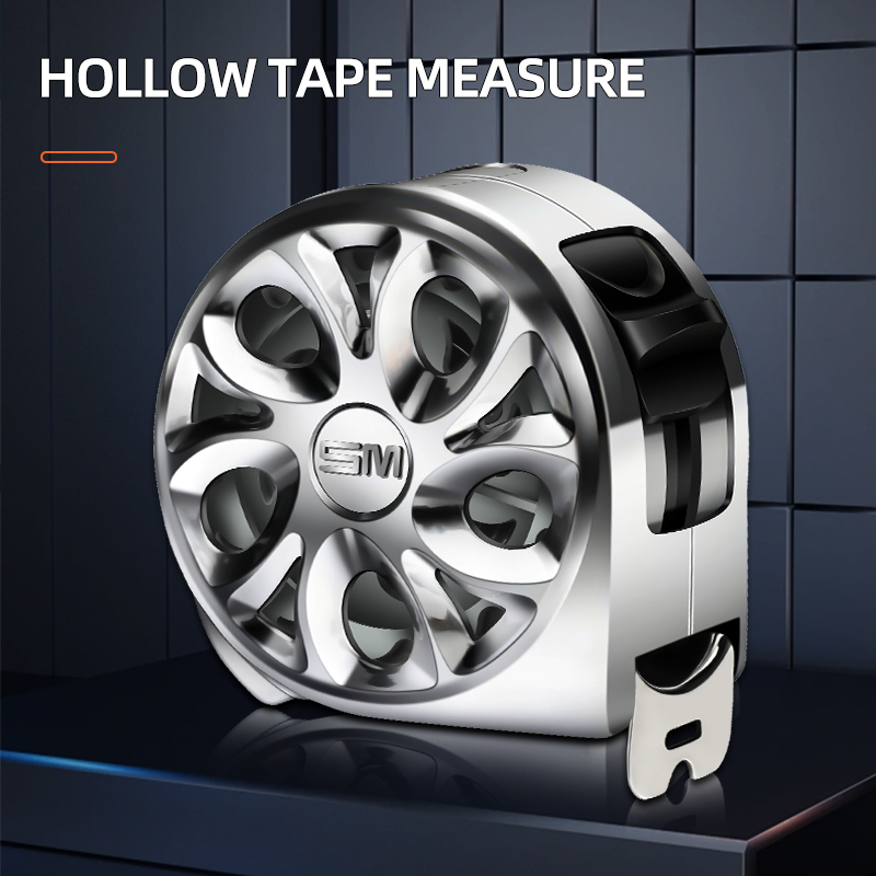 Stanley Tape 25Ft - ไม้บรรทัดสายวัดสแตนเลสเมตริก5ม. * 25มม., ไม้บรรทัดเมตริกป้องกันการกัดกร่อนแบบยืดหดได้เครื่องมือวัดงานไม้ดีไซน์กลวง