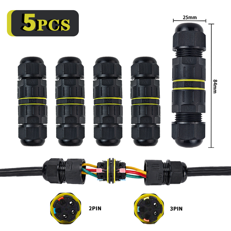 ขั้วต่อสายไฟแบบกันน้ำ IP68 จำน - Push Fit Connector บทวิจารณ์และราคา
