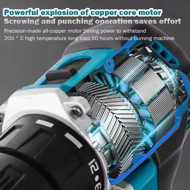 สว่านกระแทกไร้สาย Makita DDF48 - Makita Drill Ddf484 บทวิจารณ์และราคา