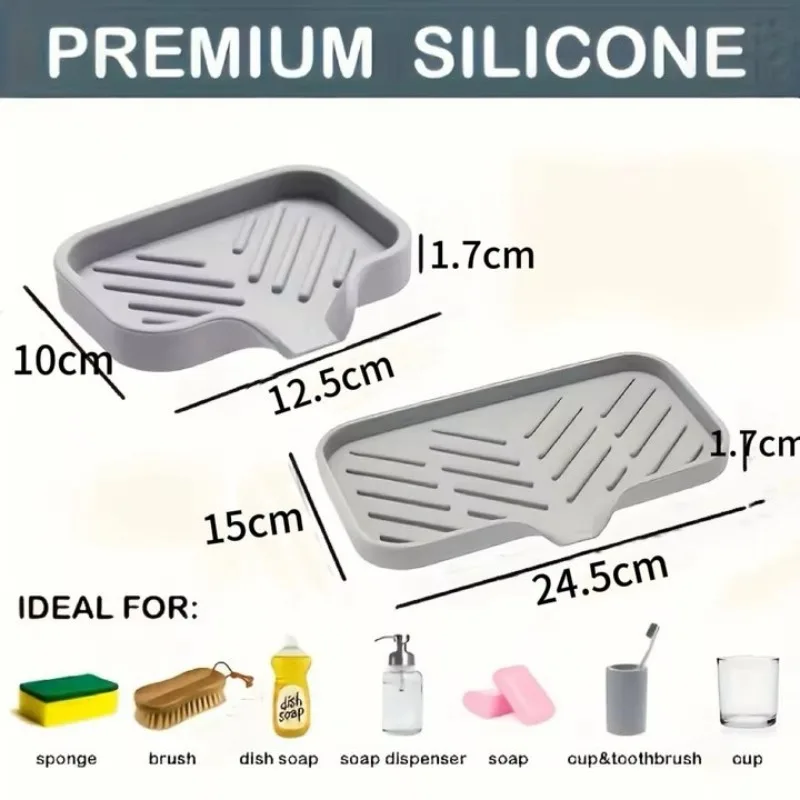 ที่วางสบู่ซิลิโคนแบบระบายน้ำได - Silicone Tap Washer บทวิจารณ์และราคา