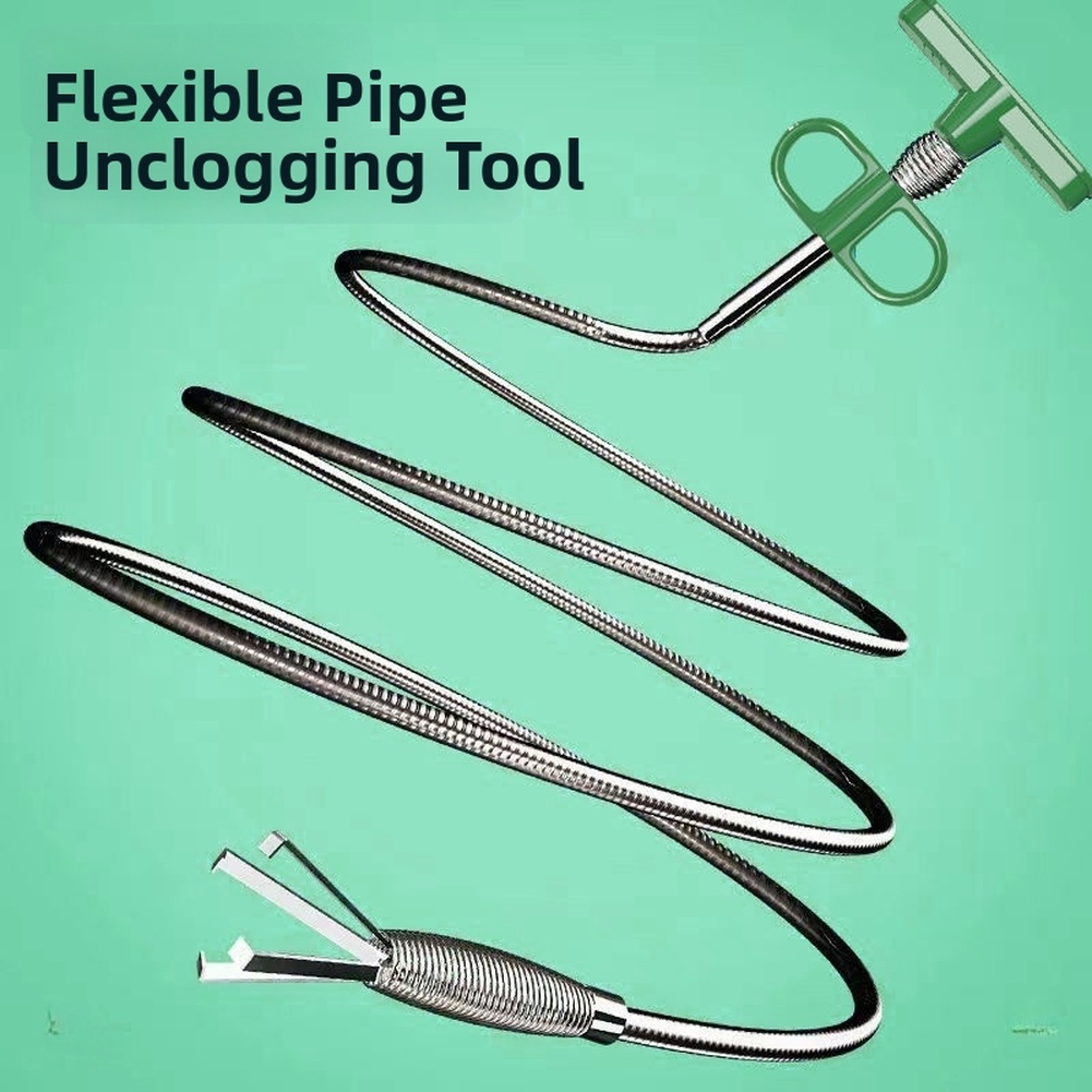 ตะขอเกี่ยวท่อระบายน้ำสีเขียวสำ - Drain Snake Flexible บทวิจารณ์และราคา