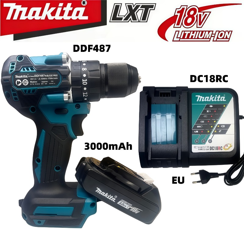 มากีต้า DDF487 10 มม. ไร้แปรงถ - Makita Drill Ddf484 บทวิจารณ์และราคา